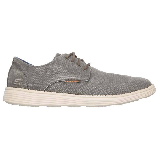 Skechers Plain Toe Canvas Lace Up